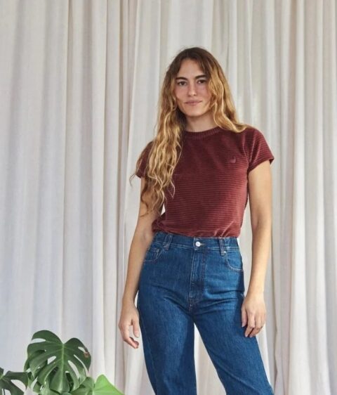 Florence Gathered Detail Half Sleeve V-Neck Dress